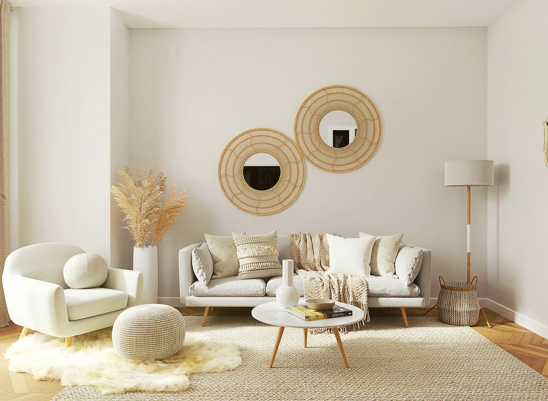 Completed home interior by BSI
