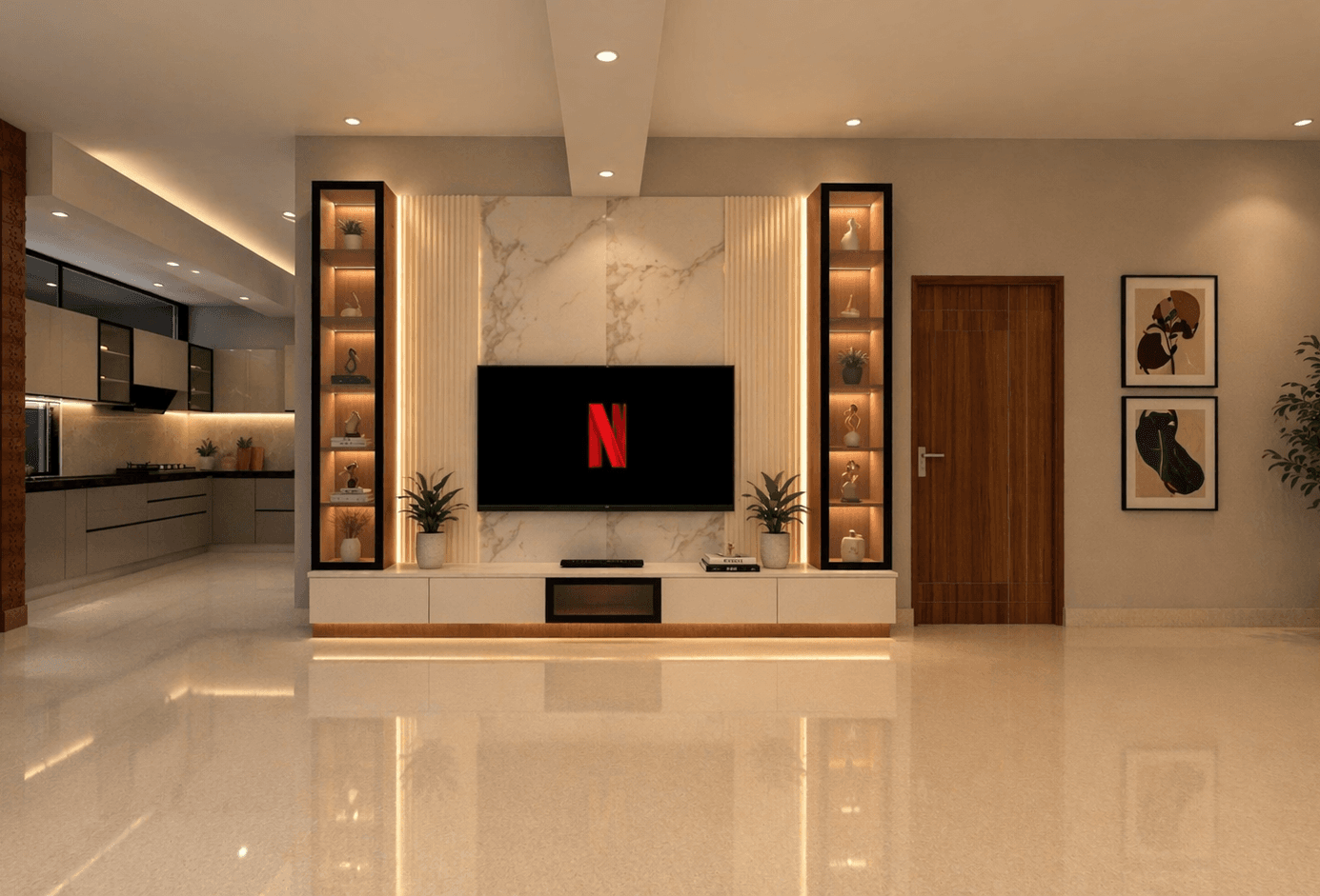 Elegant Living Hall Designs